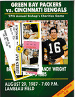 GREEN BAY PACKERS Aug 29, 1987 BISHOP'S CHARITIES GAME DAY PROGRAM 3 TICKETS B29 — photo 2