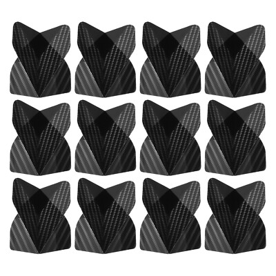 Flights Dart, 12er Pack PET Standard Darts für Weichstahl graue Spitze