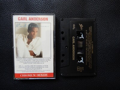CARL ANDERSON - SELF TITLED 1986 CASSETTE TAPE ALBUM - CANADA IMPORT