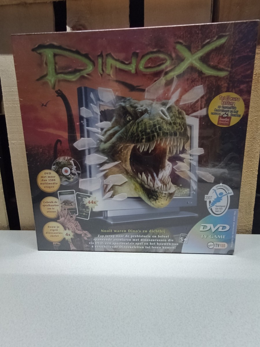 Dino-X Dinox DVD Game Dinosaur Adventure Spel 1-4 Spelers NEW