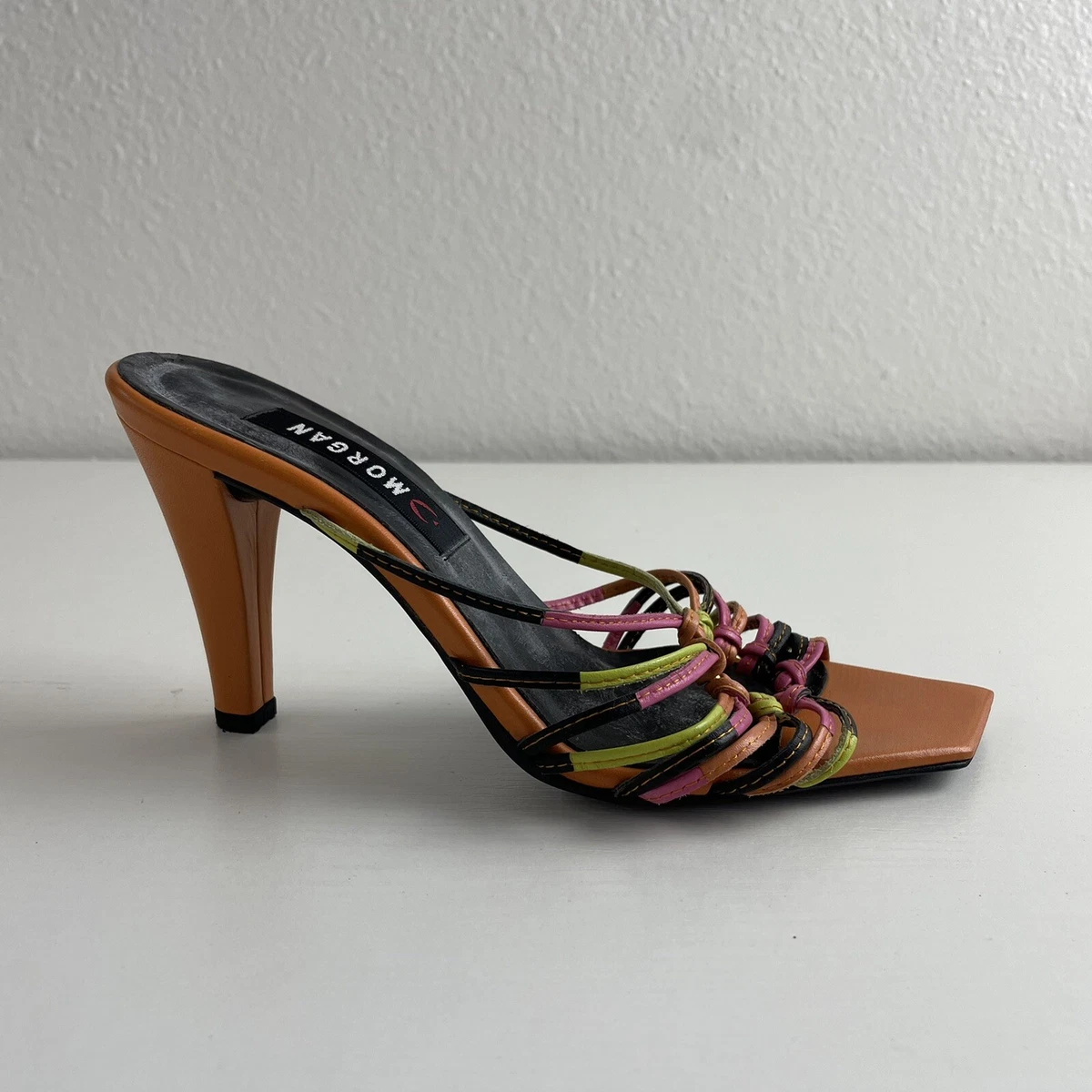 Orange designer heels 2025