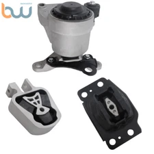 3× Motor & Trans Mount Set For 2013-17 Ford Fusion Lincoln MKZ 2.0L Turbo Engine