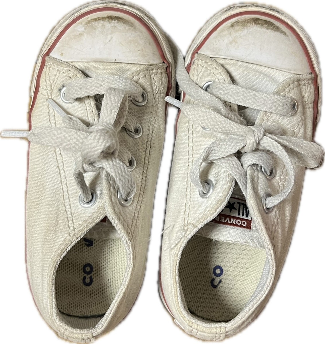 Converse Size Toddler White Shoes