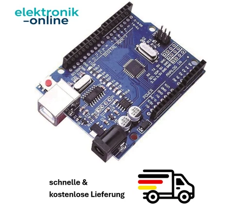 UNO R3 kompatibel zu Arduino Uno Entwicklung Board ATMEGA328PB + Steckverbinder