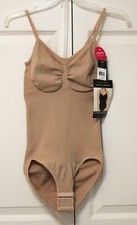 Marilyn Monroe Intimates Shaping Bodysuit, Size S, Color Beige, New with Tags