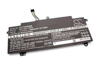 Akku für Toshiba Tecra Z40-B-11E Z40-B-119 Z40-B-11G Z40-B-11F 3800mAh 14,4V