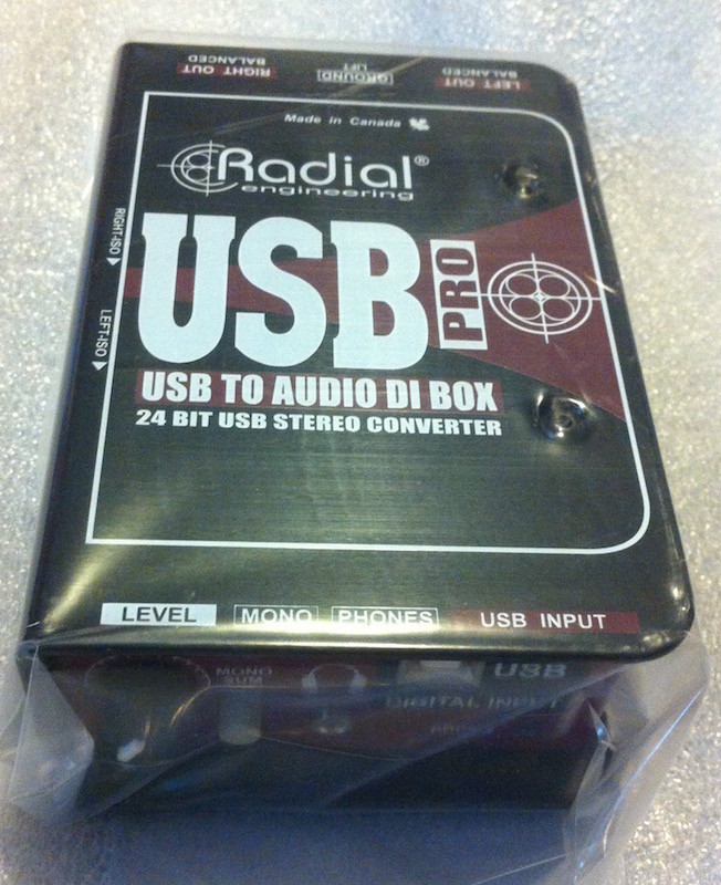 Radial USB-Pro Stereo Computer Interface Direct Box - Brand New & Ships Free