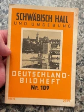 1933 Schwabisch Hall One Environment Picture Booklet #109 Germany Preis Rare
