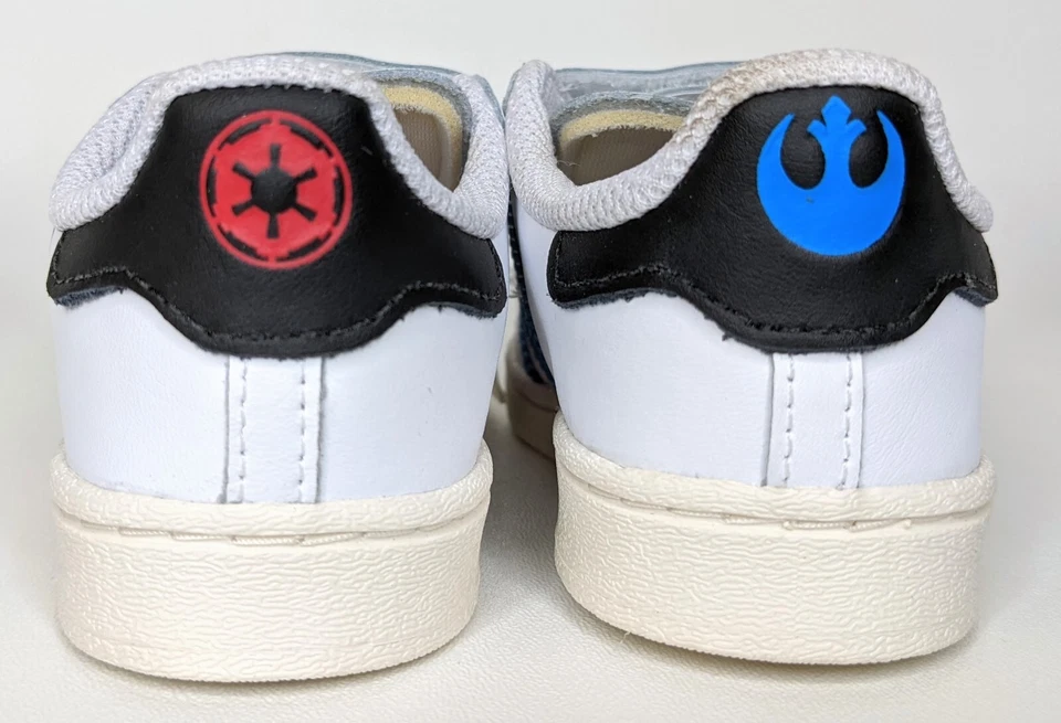 adidas Superstar CF I Star Wars Darth Vader & Yoda FZ0646  -TODDLER SIZE 8 -NEW  - Image 4 of 4