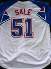 Chris Sale Atlanta Braves Auto Signed Custom Jersey Beckett Hologram City
