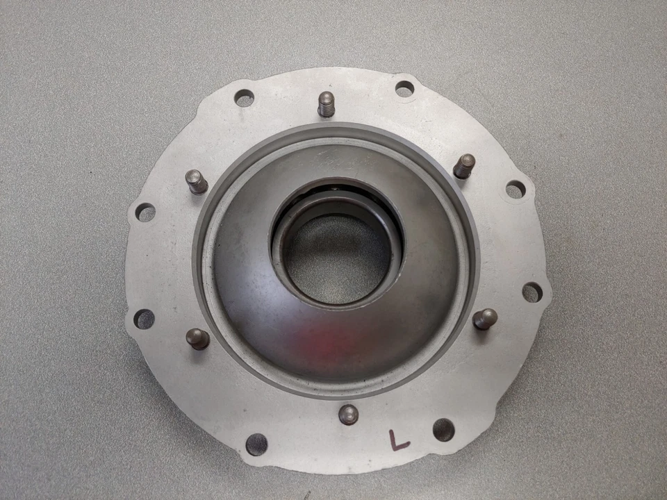 BONITO USADO ORIGINAL PORSCHE 356A 356B 356C 356SC TRANSMISIÓN CUBIERTA LATERAL IZQUIERDA NLA Foto 2 de 4