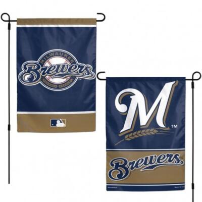 WinCraft Milwaukee Brewers Double Sided Garden Flag – 12.5x18 Inches, Polyester, Officially Licensed - View #9