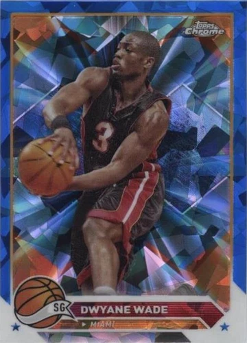 2023-24 Topps Chrome Sapphire Edition - Dwyane Wade #154
