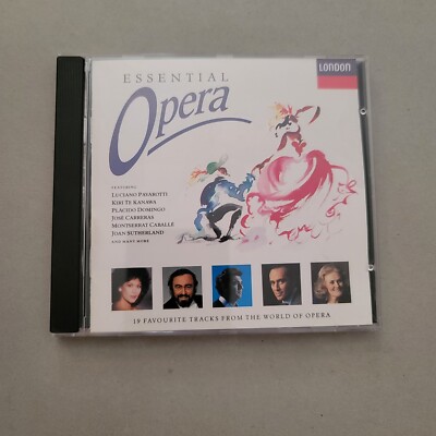Essential Opera Pavarotti Sutherland Domingo Te Kanawa (CD 1991)