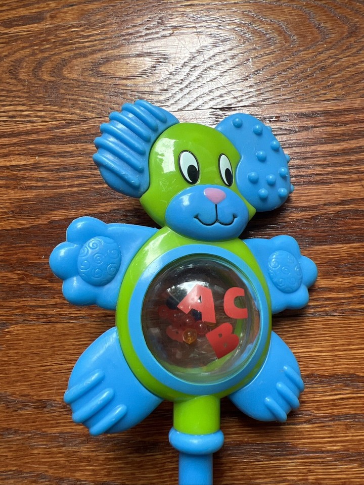 Evenflo Exersaucer Replacement Toy Teddy Bear Rattle Switch A Roo eBay