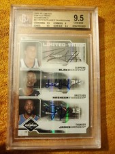 2009-10 Panini Limited Signature Trios James Harden / Blake Griffin BGS 9.5 