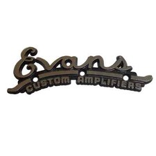 Vintage Evans Custom Amplifiers Grill Logo Speaker Emblem 4" ~899A