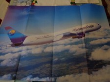 Boeing 767 / Thomas Cook   Poster    84 X 59 cm -  