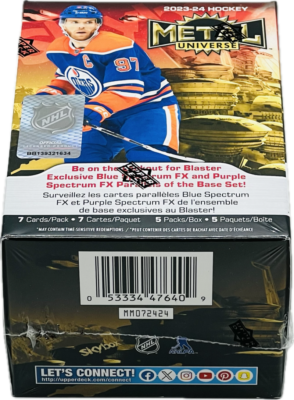 2023-24 Upper Deck Skybox Metal Universe Hockey 5-Pack Blaster Box
