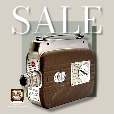 Cine-Kodak Reliant Mechanical Hand Crank Movie Camera Deluxe 13mm