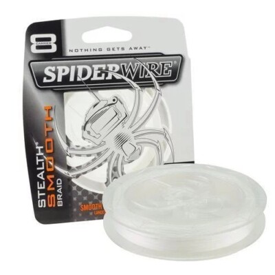 Spiderwire Stealth Smooth 8 0,40mm / 49,2kg / 240m Translucent Weiß Geflochten