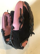 Rawlings Girls Fast Pitch Softball Glove - 10 inch PL10BPM Pink/Black Right Hand