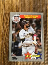 2022 Series 2 1987 Topps All-Star Baseball Black /299 Fernando Tatis Jr #87AS-1