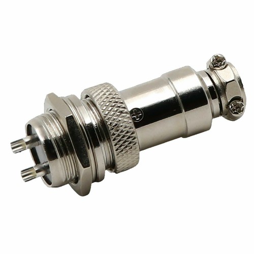 2 - 10 Pin GX16 Aviation Plug & Socket Circular Multipole Connector Bulkhead