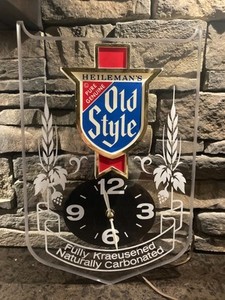 Old Style Beer Clock | eBay
