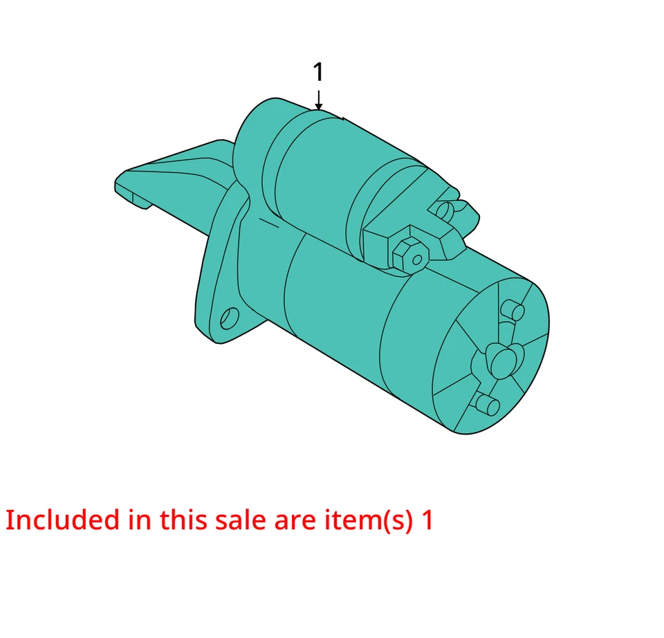 Nissan Juke 2013-2017 motor de arranque de coche solenoide OEM CLXZ0 Foto 3 de 4