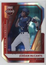 2021 Panini Elite Extra Edition Prime Numbers A Die-Cut /65 Jordan McCants 1i3m