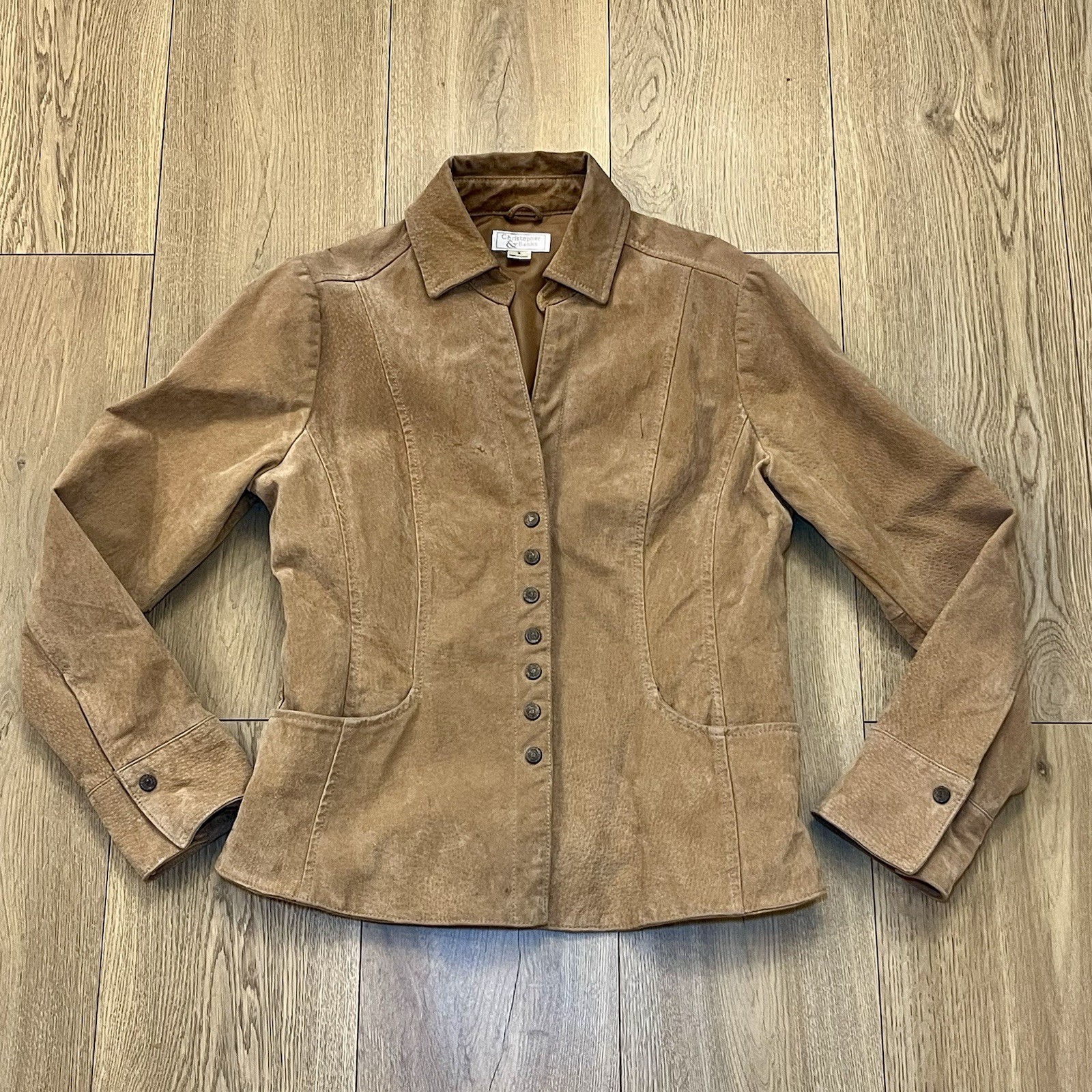 CJ Banks By Christoper Banks 100%  Leather Women’s Jacket Size M