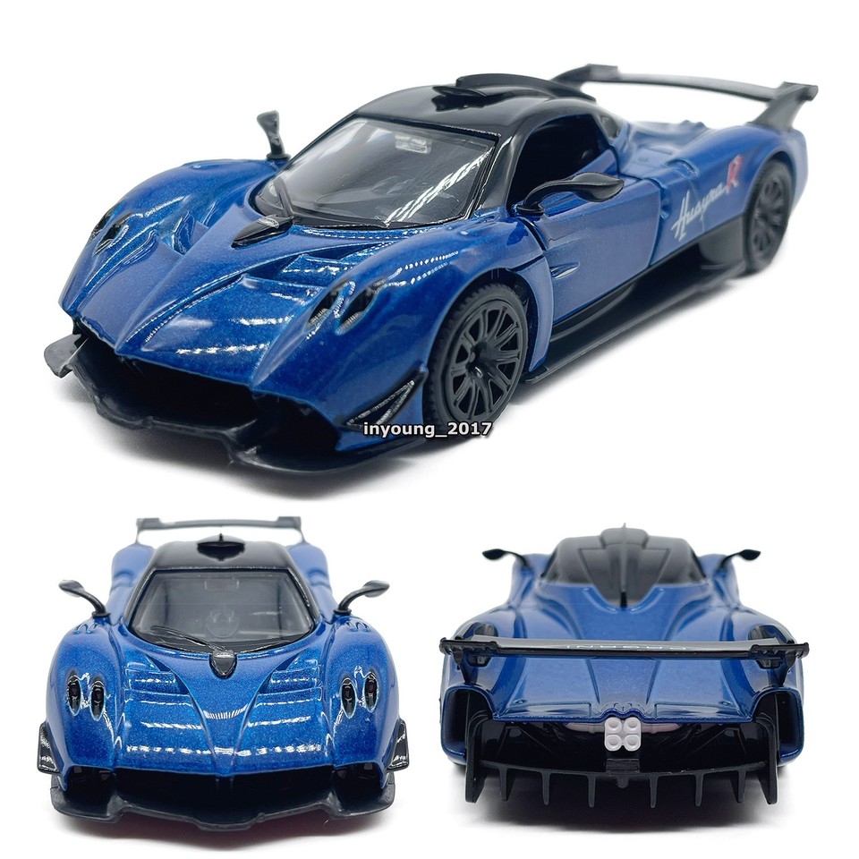 1/36 Pagani Huayra R Toy Car Model Diecast Toy Vehicle Doors Open Pull ...