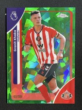 Granit Xhaka 2025-26 Topps Chrome Sapphire Premier League Green Base /99 #169