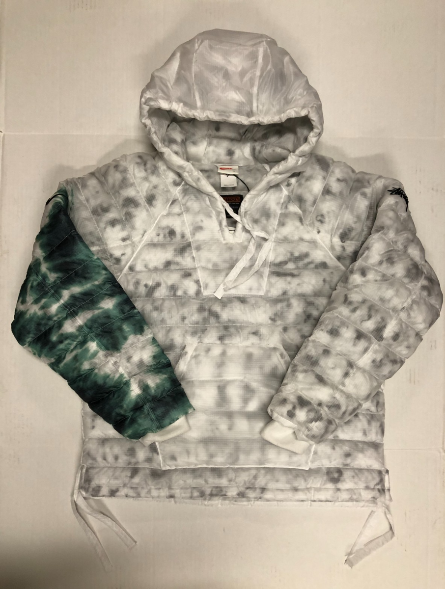 Nike x Stussy Insulated Pullover Jacket White Gorge Green DC1084