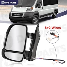 Door Mirror Heated Temp Sensor Turn Signal Left For 10-24 Promaster 1500 2500