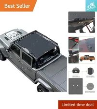 Versatile Jeep Gladiator Sunshade 2018-2023 - Keep Cool with 90% Sun Block