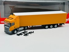 Herpa 307451 Scania R13 HL Gardinenplanen SZ orange in OVP