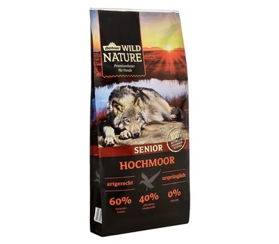 Hundefutter Trockenfutter Hochmoor Senior getreidefrei Ente 12 kg, Dehner