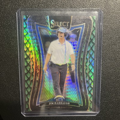 2024 Panini Select - Suite Level Jim Harbaugh #375 Dragon Scale Prizm /81