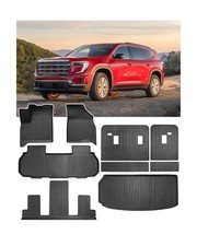 Floor Mats Cargo Liner for GMC Acadia 2024 2025 Only for 7 Seats Captain's...