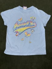 Vintage 2003 Powerpuff Girls Youth T Shirt Size 10/12 Cartoon Network Anime Rare