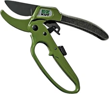 EZ Kut Heavy Duty Pruning Shears Green - with Ratcheting Action Great 