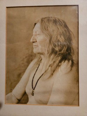 ''Two Moons Cheyenne Warrior & Chief'' Native American Portrait for Wanamaker Exp