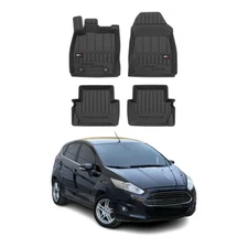 OMAC Premium Floor Mats for Ford Fiesta 2011-2019 All-Weather Heavy Duty 4x