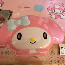 Sanrio My Melody Pink Plate 8.7in Cute Character Dinnerware New Sale