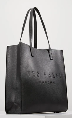 TED BAKER shoulder shopper large black Tote Bag new genuine uni work school