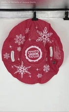 Pink Inflatable Snow Tube