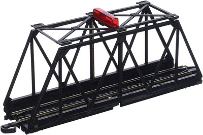 Bachmann Trains E-Z TRACK TRUSS BRIDGE with BLINKING LIGHT- HO Scale , Black ...