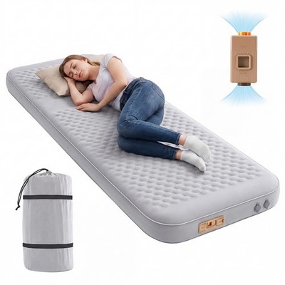 Inflatable Sleeping Pad with Electric Pump,Camping Air Mattress for Backpacking